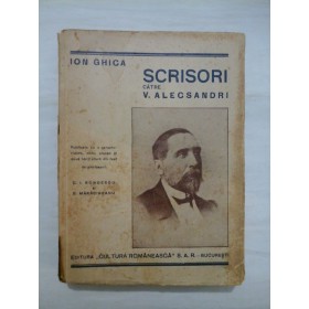 ION  GHICA  * SCRISORI  CATRE  V. ALECSANDRI  (editie 1940) 